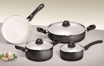 7 Pieces Set Rondine Light Cook Black