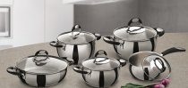 Belly Pot Inox Induction Set